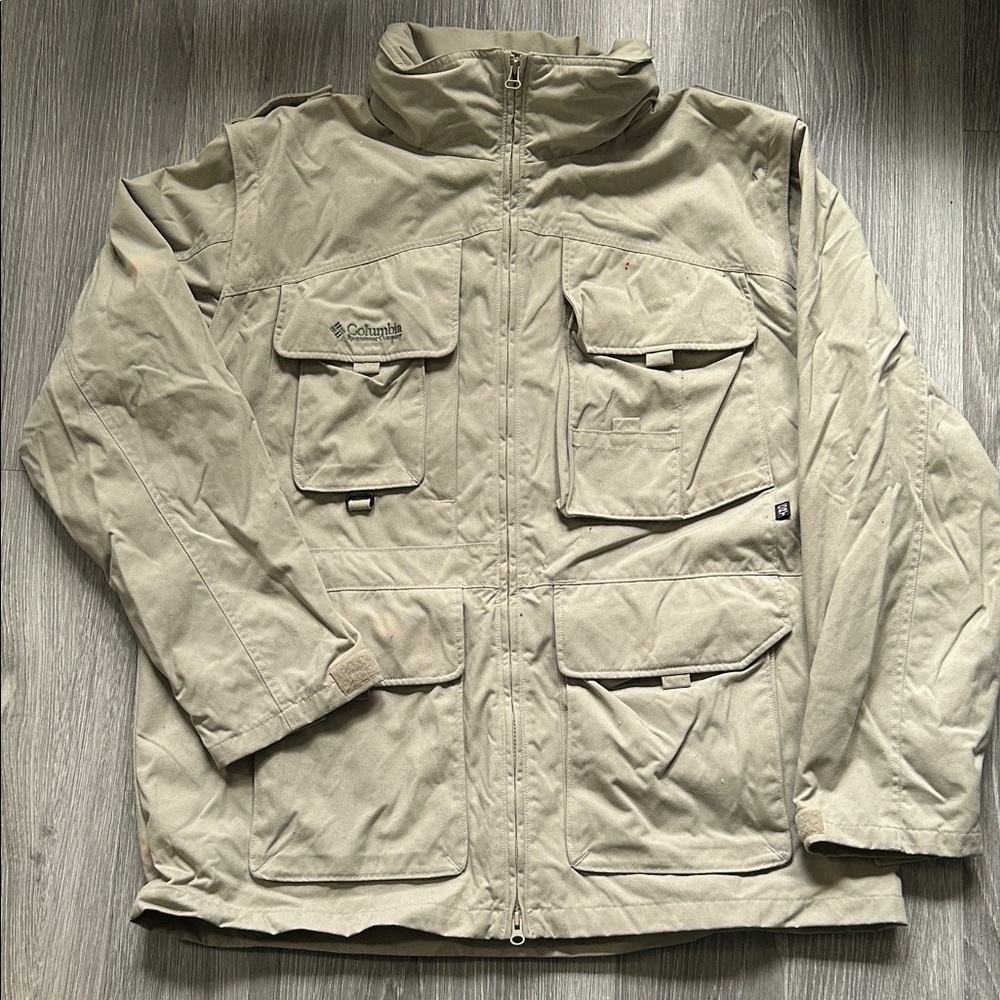 Vintage Men’s Columbia GRT convertible fishing jacket